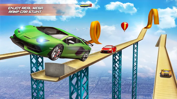 Mega Ramp Car Racing Master 3D screenshot 2