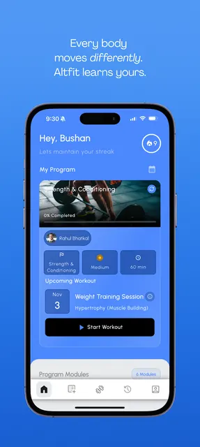 ALTFIT screenshot 1