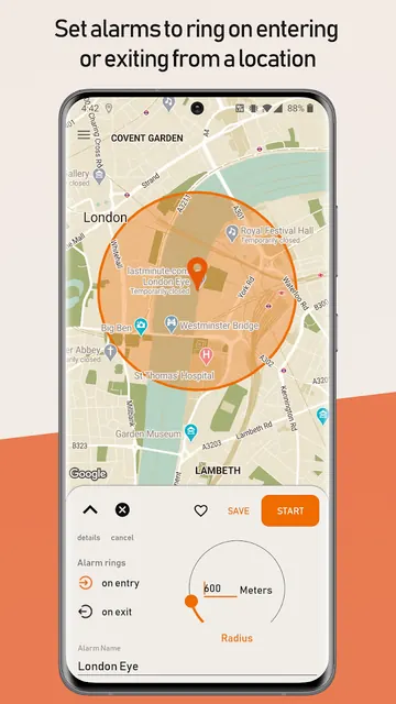 Naplarm - Location / GPS Alarm screenshot 4