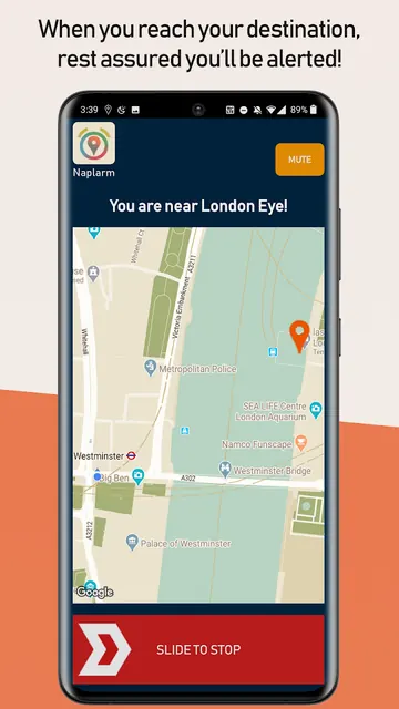 Naplarm - Location / GPS Alarm screenshot 6