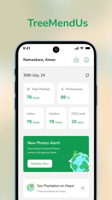 Regreen.Earth screenshot 2