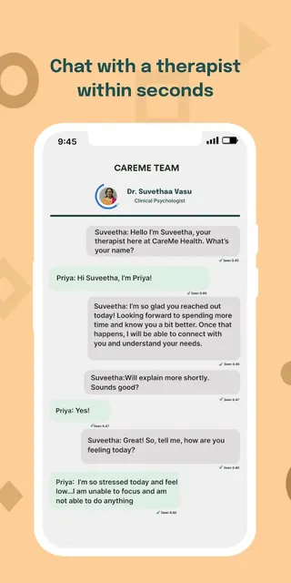 CareMe Health - Mental Health screenshot 3