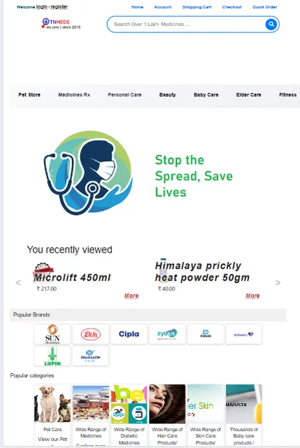 TNMEDS.com screenshot 2