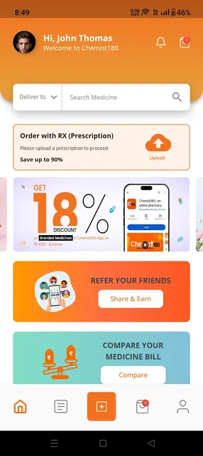 Chemist180 – Healthcare app screenshot 2