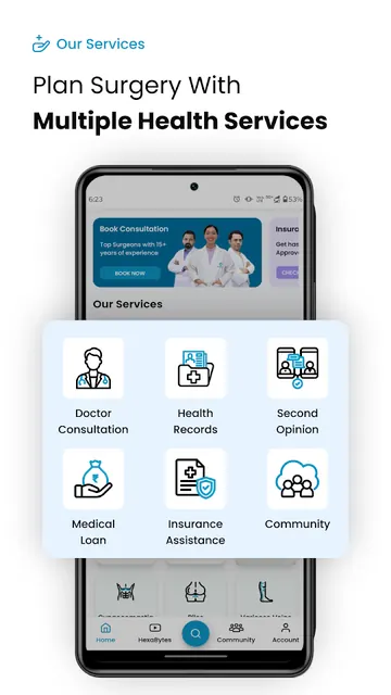 HexaHealth: Surgery Simplified screenshot 3