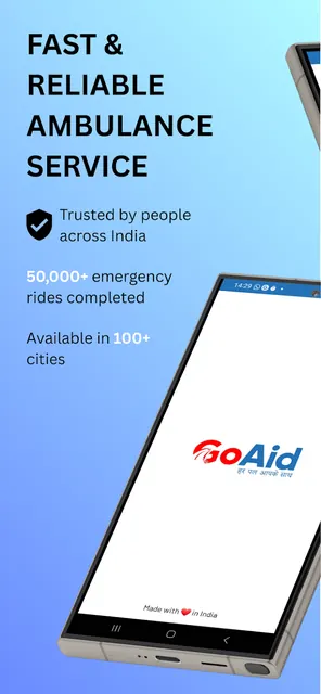 Book Ambulance Service- GoAid screenshot 1