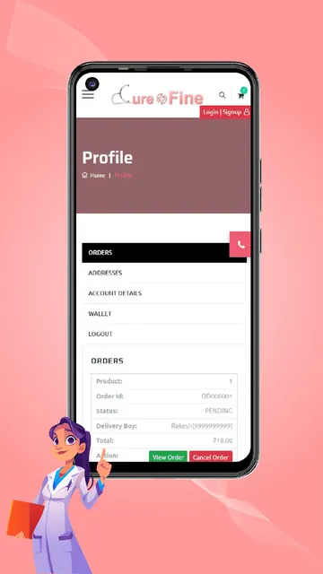 CureOFine screenshot 3
