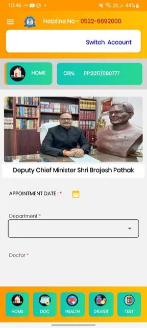 RML Patient App screenshot 1