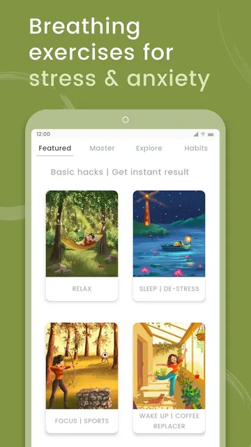 MindBreath- Breathing & HRV screenshot 1