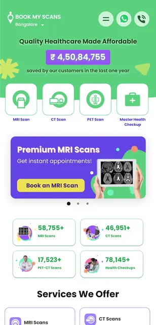 BookMyScans screenshot 1