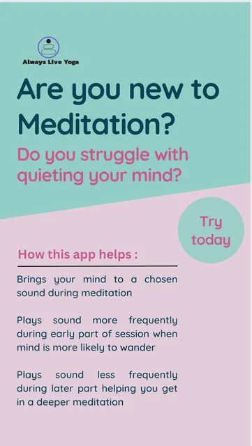 AlwaysLiveYoga Meditation App screenshot 1