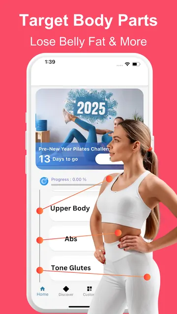 Pilates At Home Workout & Fit screenshot 5