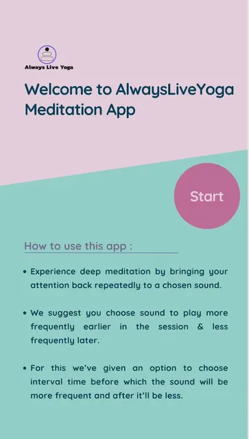 AlwaysLiveYoga Meditation App screenshot 2