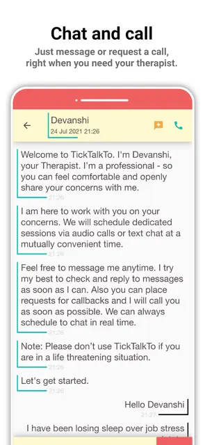 TickTalkTo Counseling Therapy screenshot 4