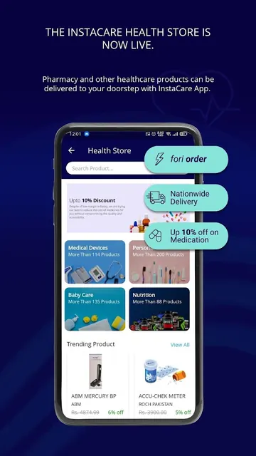InstaCare: Super Health App screenshot 5