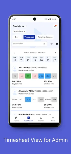Truein User: Time & Attendance screenshot 5