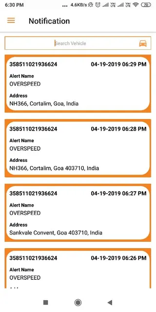 Vahantrack screenshot 5