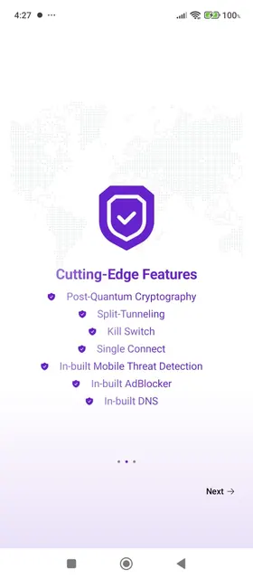 Aegis QVPN screenshot 2