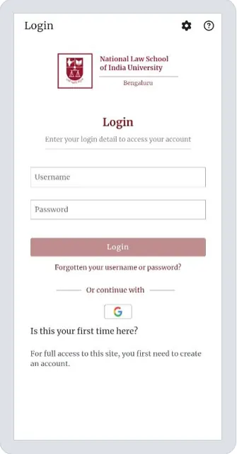 NLSIU screenshot 1