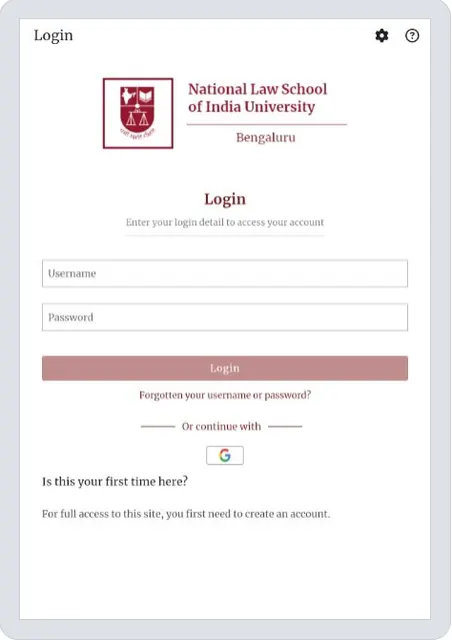 NLSIU screenshot 5