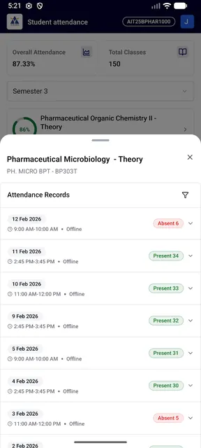 Acharya ERP screenshot 6