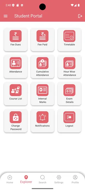 Chennais Amirta Student Portal screenshot 3