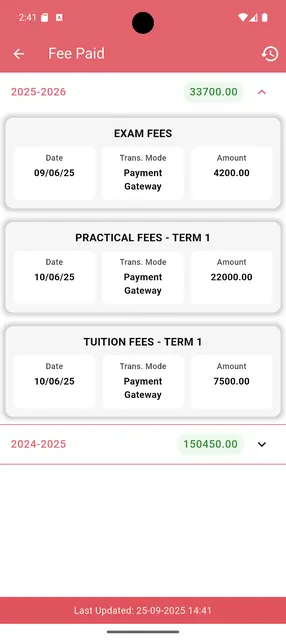 Chennais Amirta Student Portal screenshot 5
