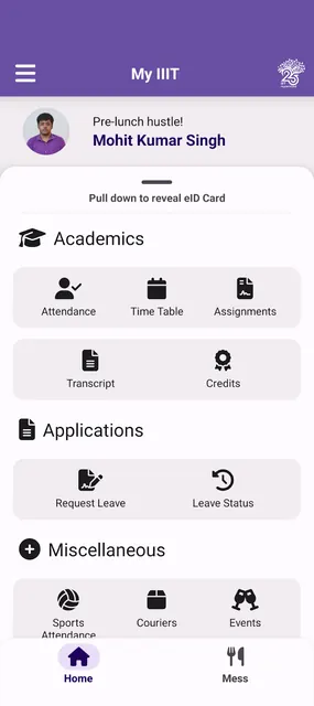 My IIIT screenshot 1