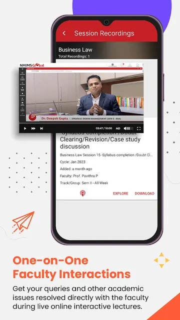 NMIMS CDOE Student App screenshot 6