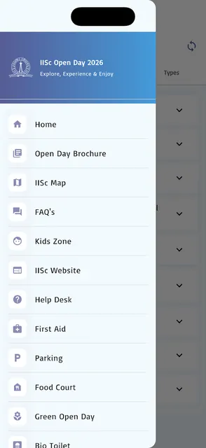 IISc Open Day Event 2026 screenshot 2