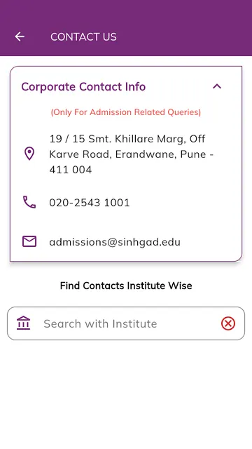 Sinhgad Institutes-Students screenshot 5