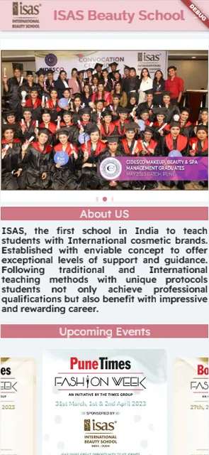 ISAS Beauty School - Student screenshot 1