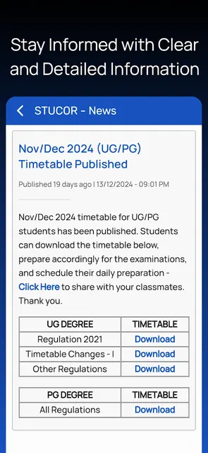 STUCOR - For College Students screenshot 3