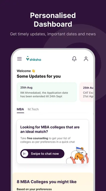 Shiksha Colleges, Exams & More screenshot 1