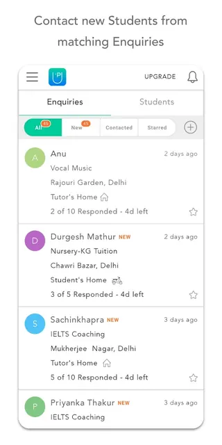 UrbanPro for Tutors screenshot 3