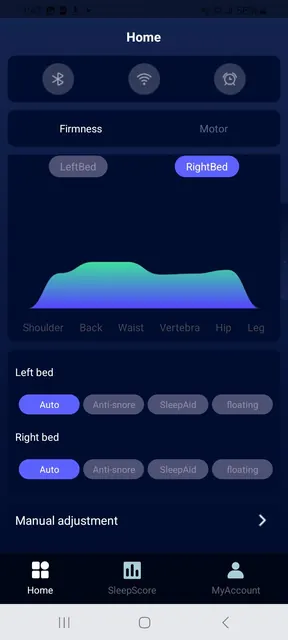 TSC SensAI Mattress screenshot 2