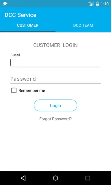 DCC Service screenshot 2