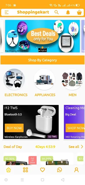 Shoppingekart screenshot 1