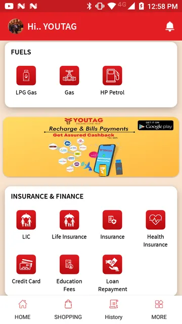 YOUTAG: Recharge, Bill Payment screenshot 3
