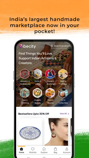 Vibecity Online Handmade Bazar screenshot 1
