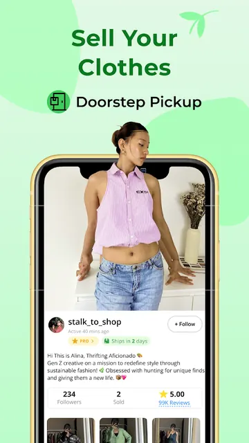 FreeUp: Sell & Buy Clothes screenshot 1