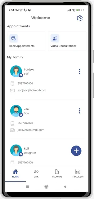 Prasad Hospital Patient App screenshot 1