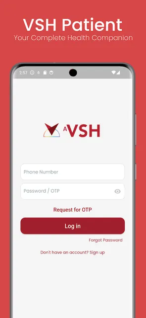 VSH Patient screenshot 1