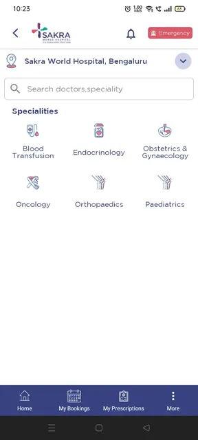 Sakra Patient App screenshot 2
