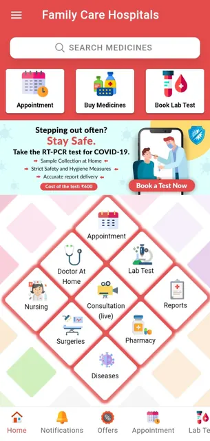 Family Care Hospitals screenshot 1