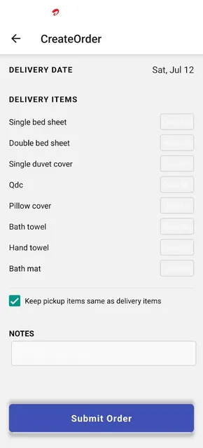 Linengrass - Customer app screenshot 2
