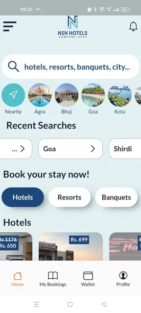 NSN HOTELS: Hotel Booking App screenshot 4