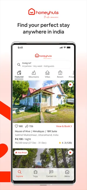 Homeyhuts screenshot 2