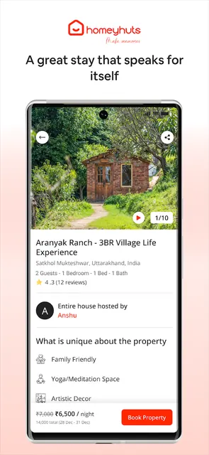 Homeyhuts screenshot 4