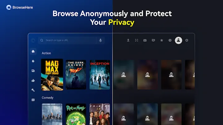 Browser TV Web - BrowseHere screenshot 2